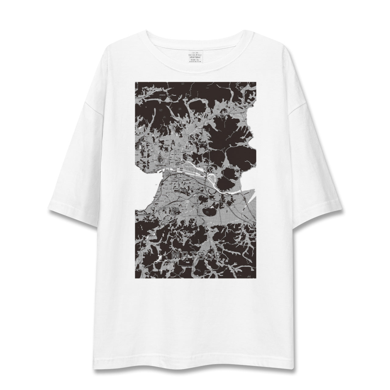 【松江(島根県)】地図柄ビッグシルエットTシャツ