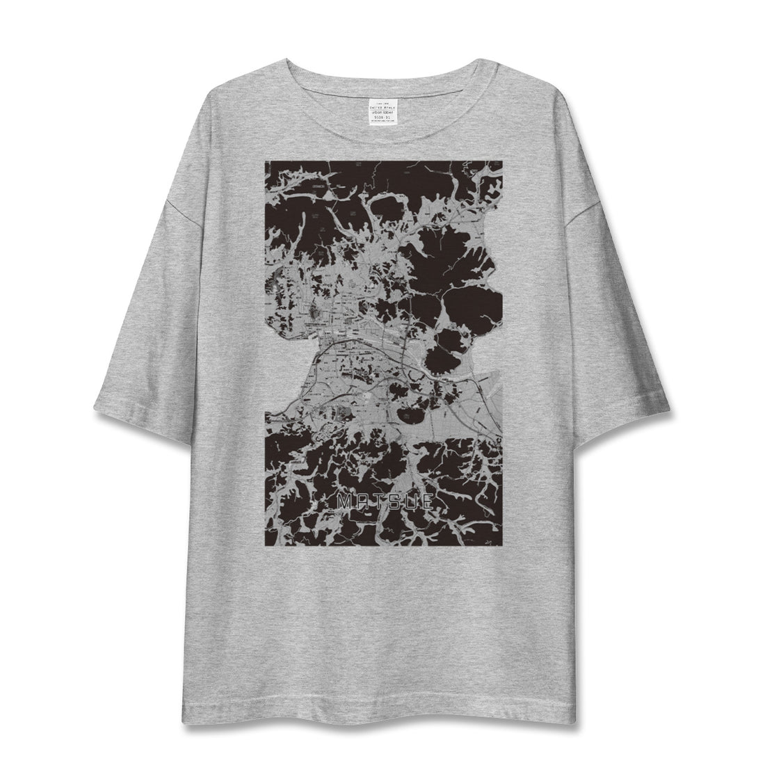 【松江(島根県)】地図柄ビッグシルエットTシャツ