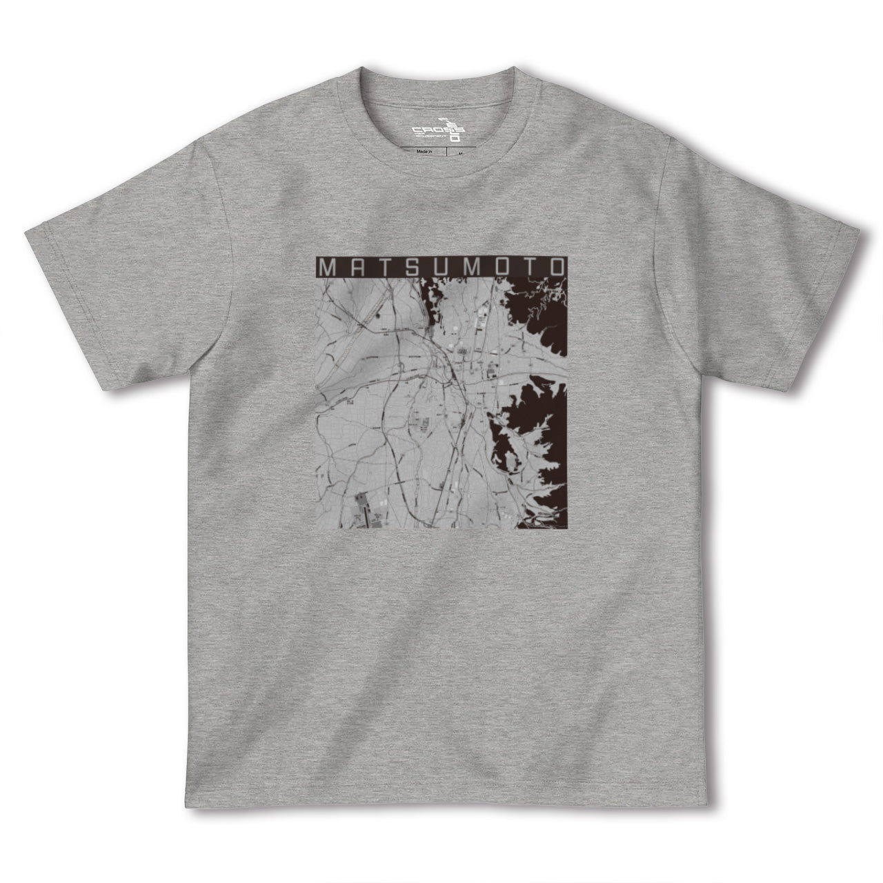 【松本(長野県)】地図柄ヘビーウェイトTシャツ