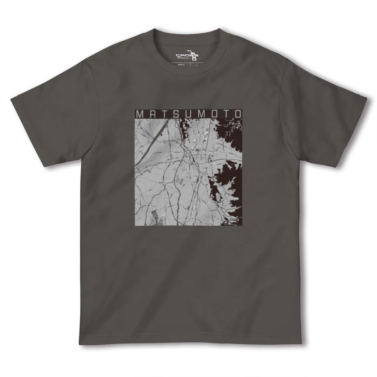 【松本(長野県)】地図柄ヘビーウェイトTシャツ