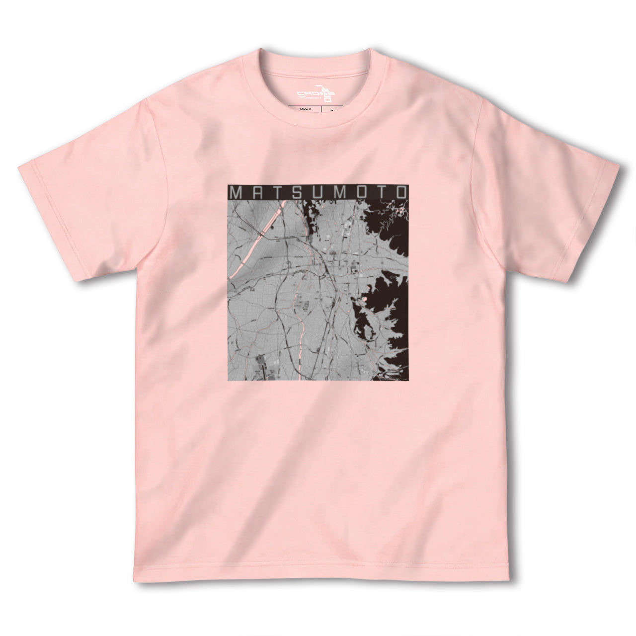 【松本(長野県)】地図柄ヘビーウェイトTシャツ