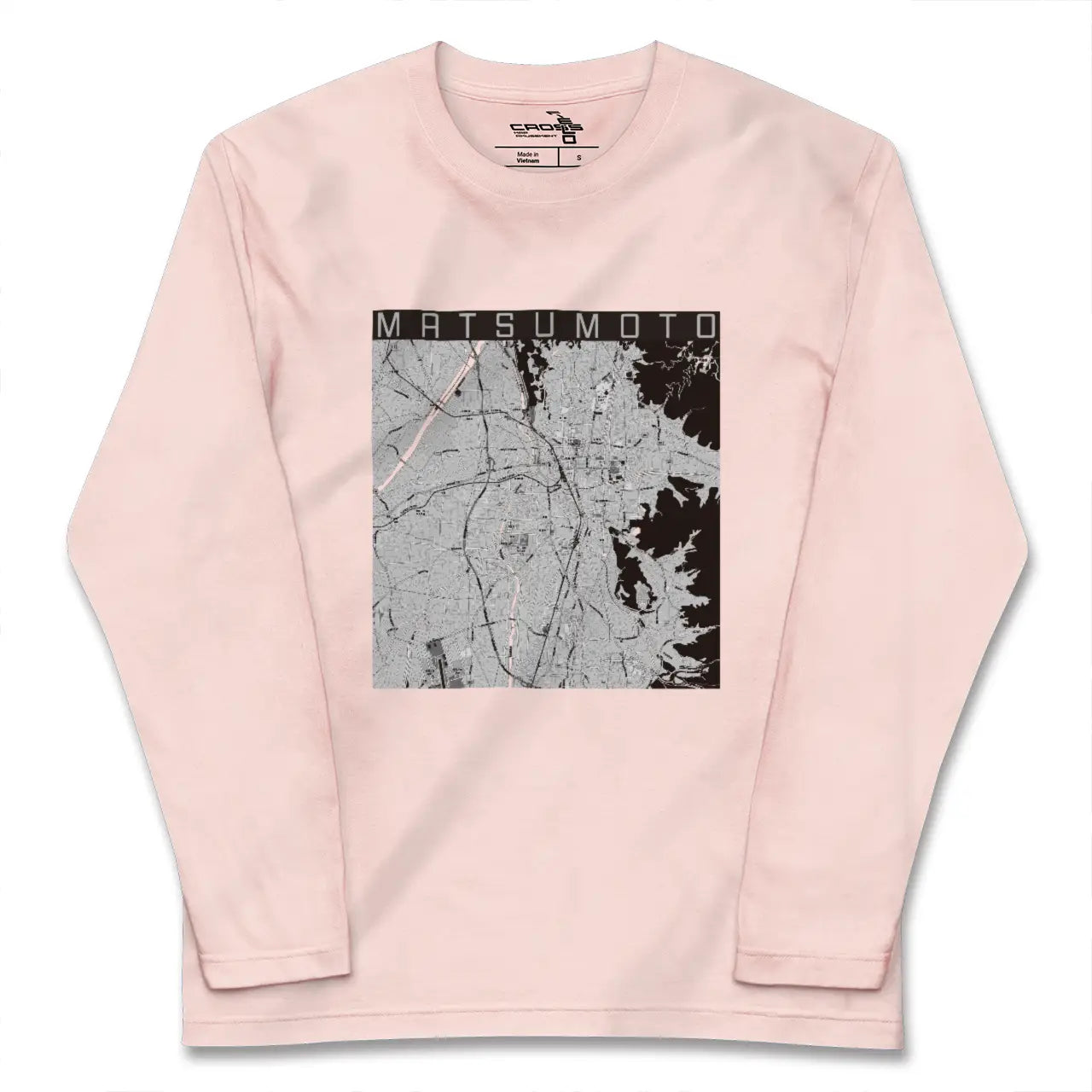 【松本(長野県)】地図柄ロングスリーブTシャツ