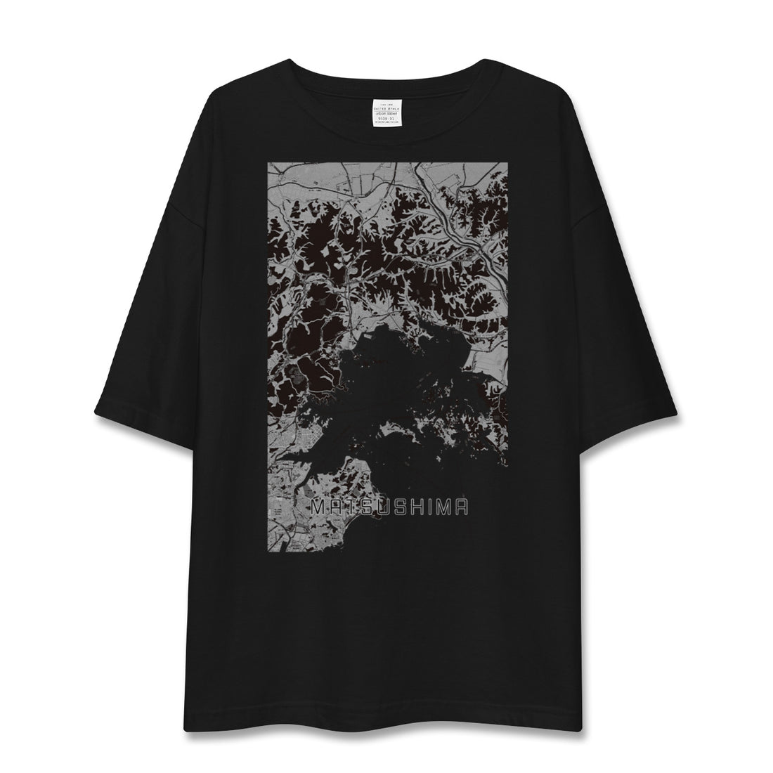 【松島(宮城県)】地図柄ビッグシルエットTシャツ