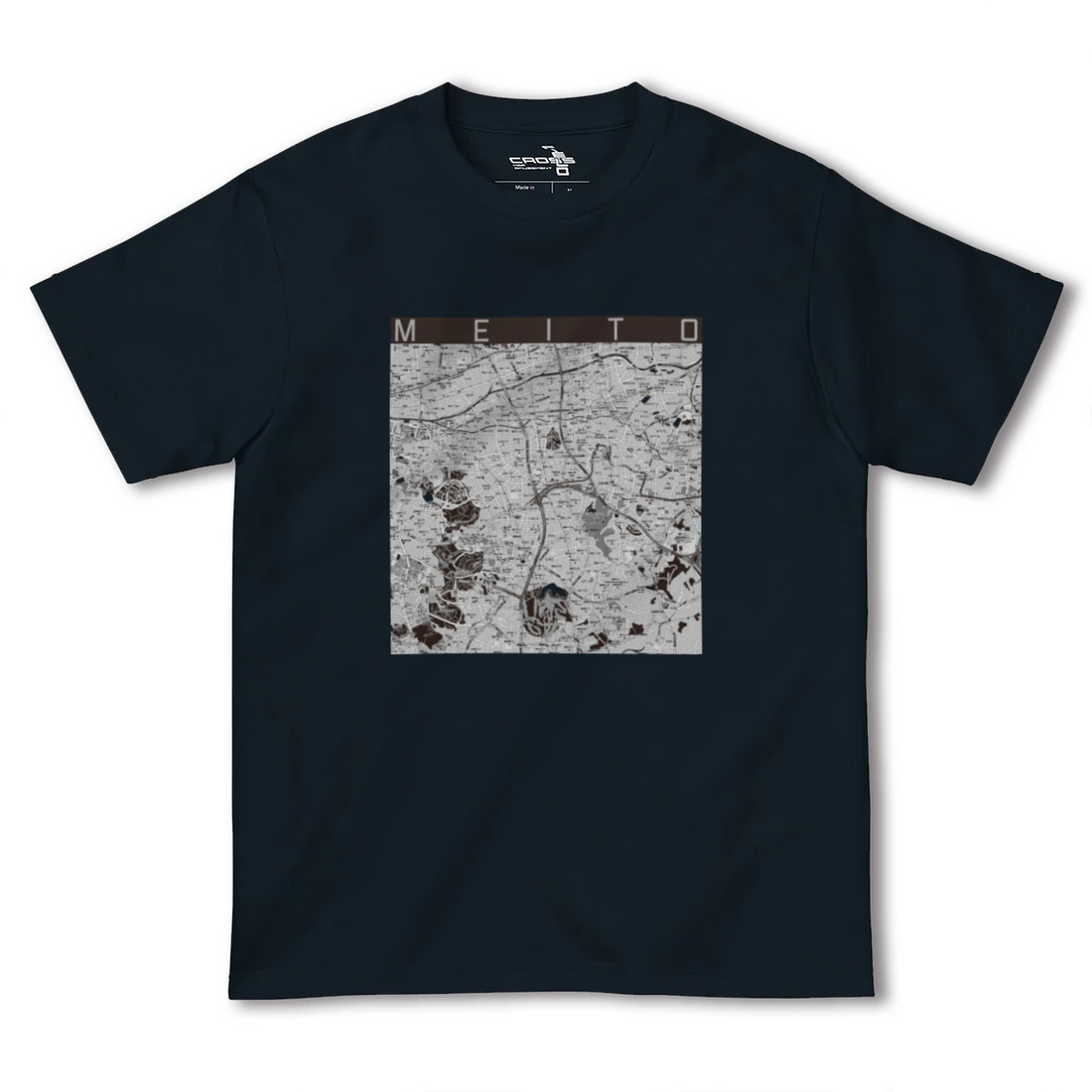 【名東(愛知県)】地図柄ヘビーウェイトTシャツ