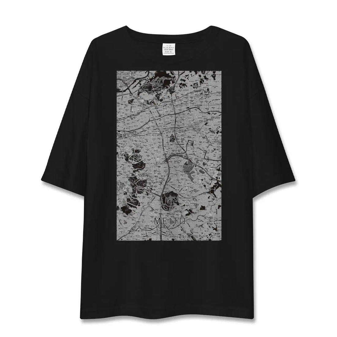【名東(愛知県)】地図柄ビッグシルエットTシャツ