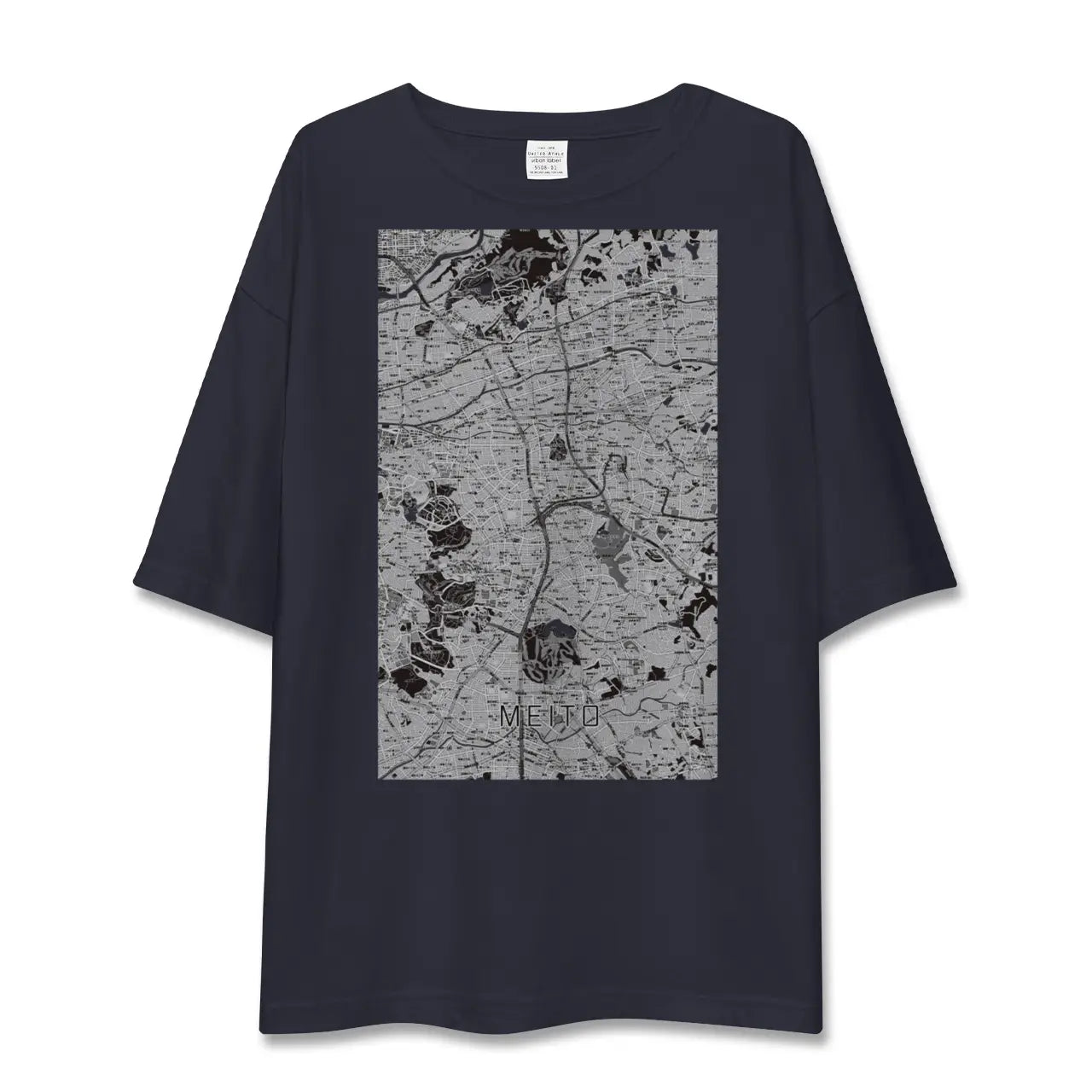 【名東(愛知県)】地図柄ビッグシルエットTシャツ