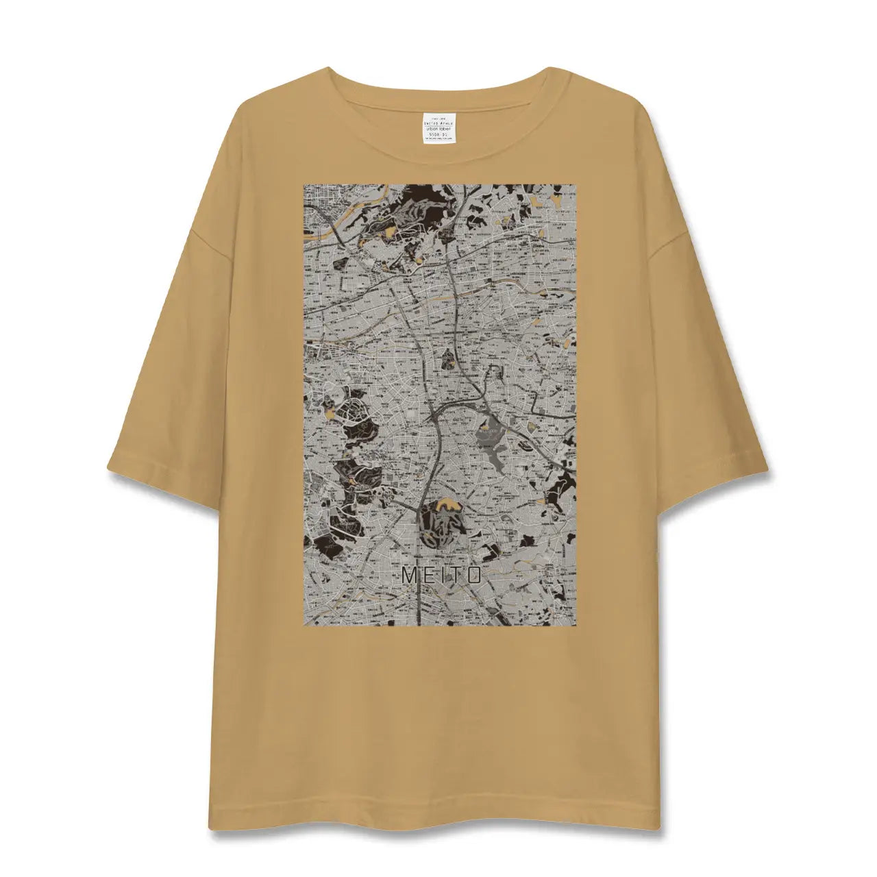 【名東(愛知県)】地図柄ビッグシルエットTシャツ