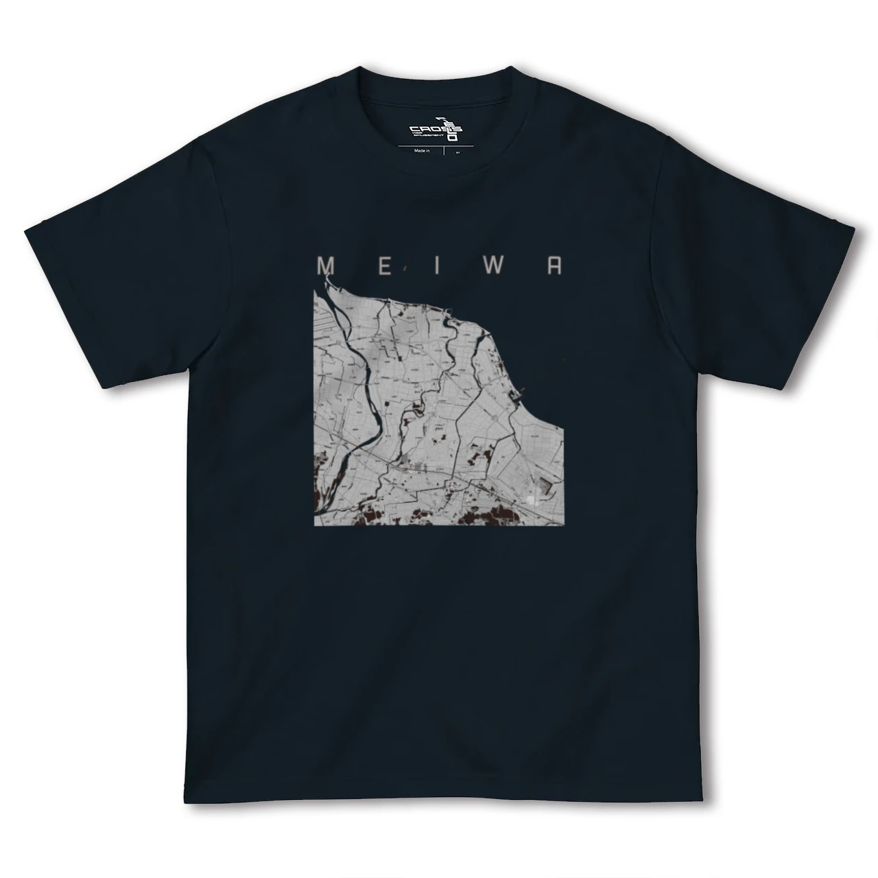 【明和(三重県)】地図柄ヘビーウェイトTシャツ