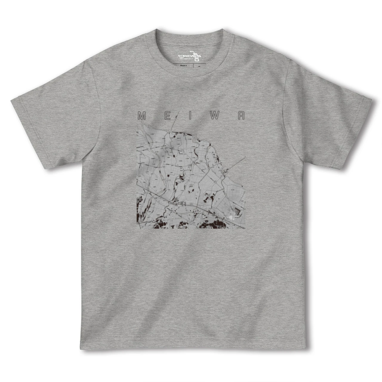 【明和(三重県)】地図柄ヘビーウェイトTシャツ
