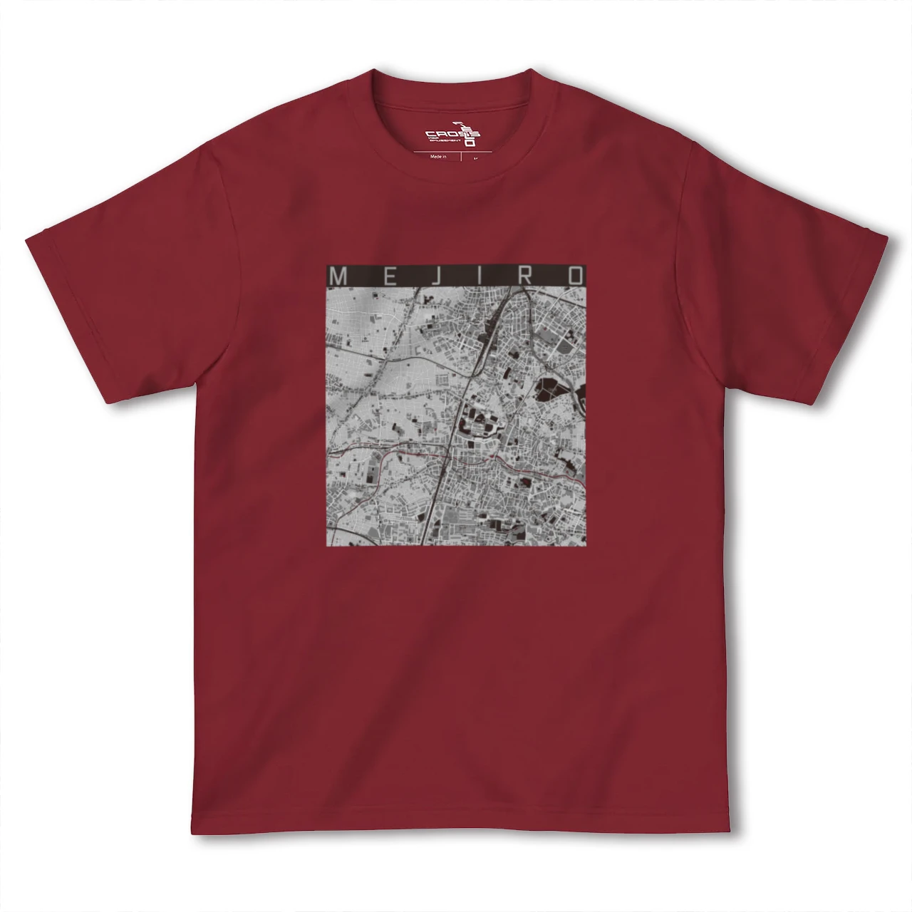 【目白(東京都)】地図柄ヘビーウェイトTシャツ