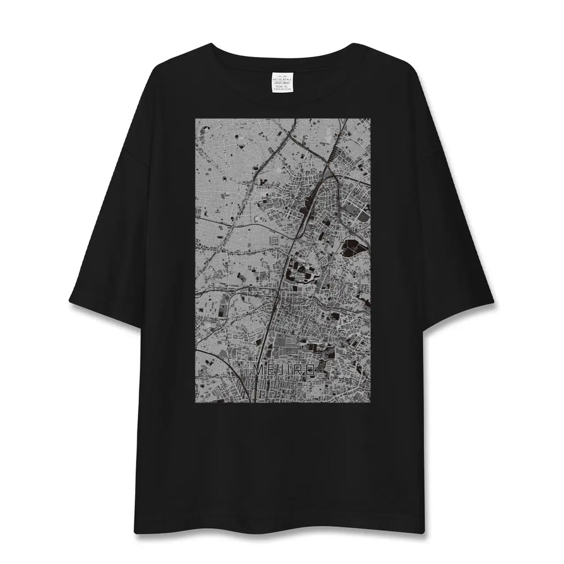 【目白(東京都)】地図柄ビッグシルエットTシャツ