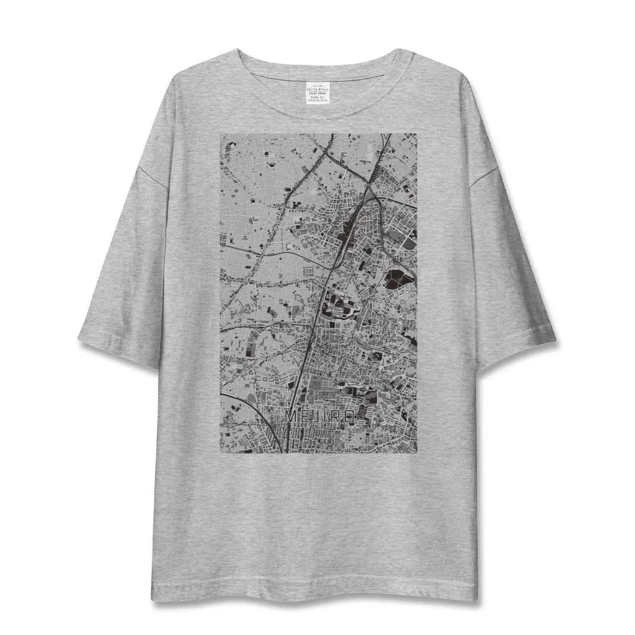 【目白(東京都)】地図柄ビッグシルエットTシャツ
