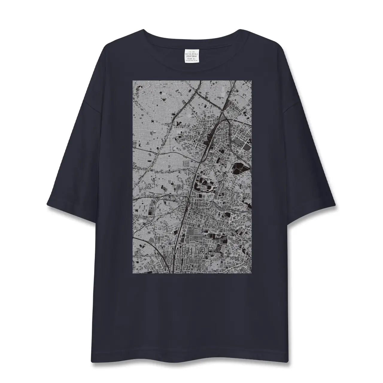 【目白(東京都)】地図柄ビッグシルエットTシャツ