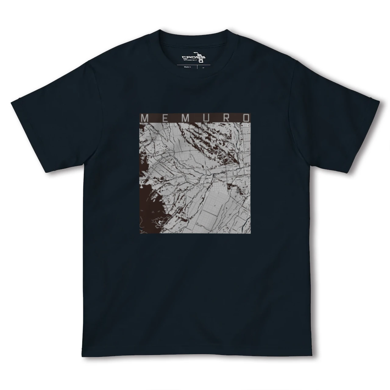 【芽室(北海道)】地図柄ヘビーウェイトTシャツ