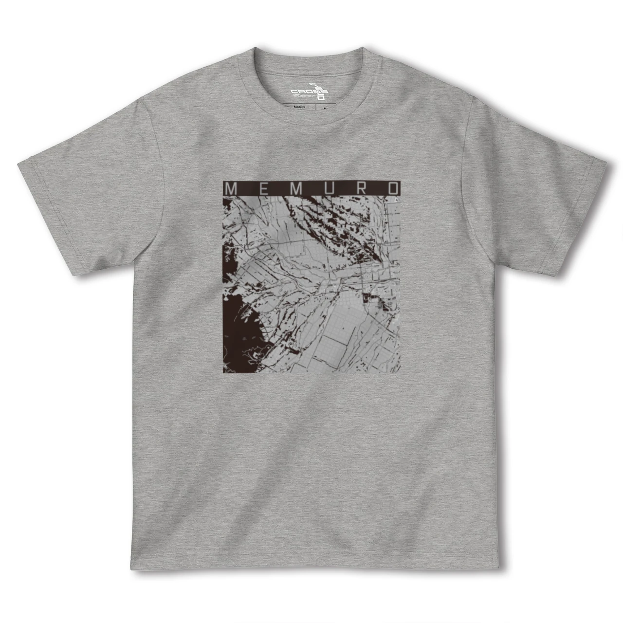 【芽室(北海道)】地図柄ヘビーウェイトTシャツ