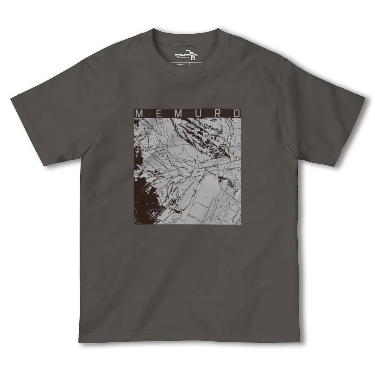 【芽室(北海道)】地図柄ヘビーウェイトTシャツ
