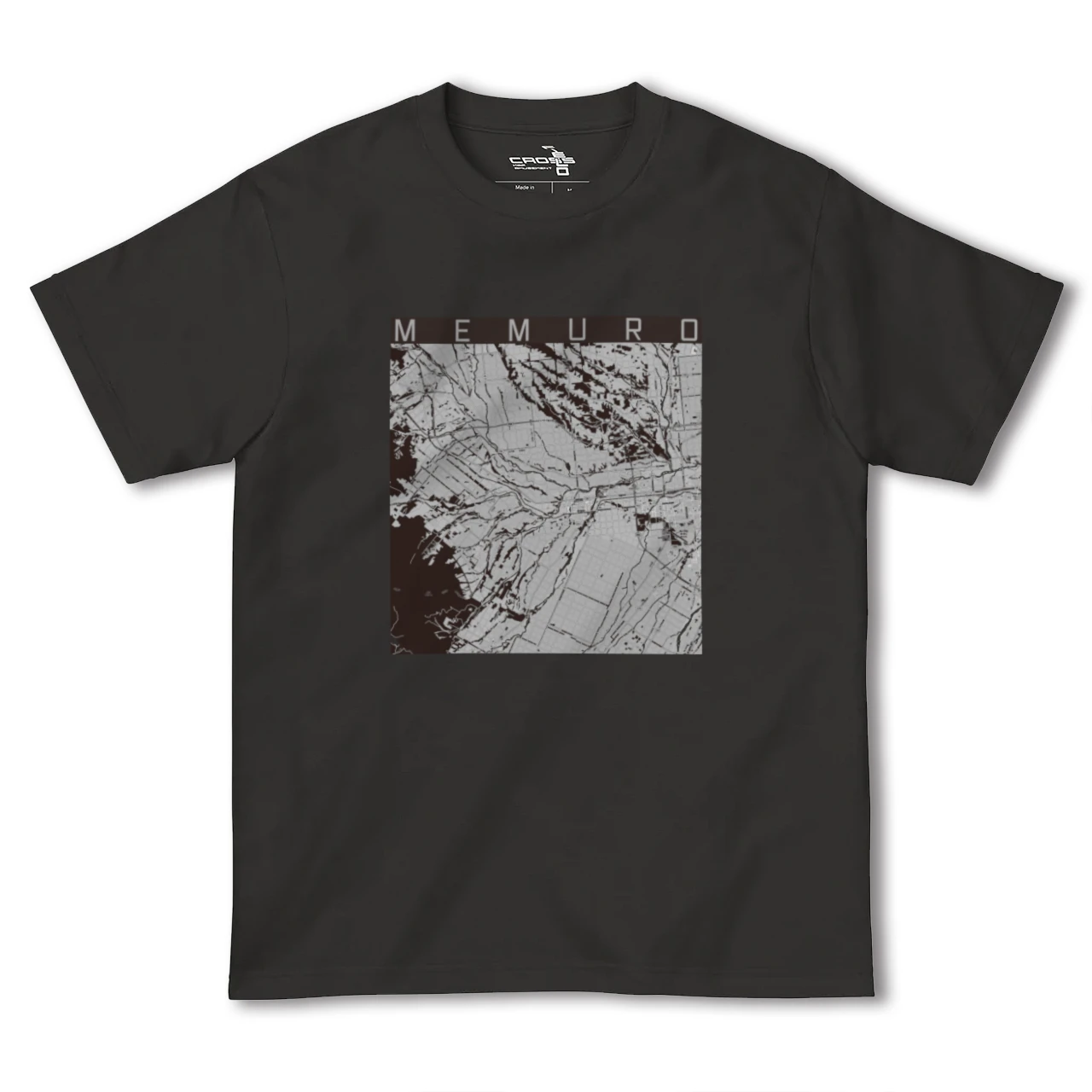 【芽室(北海道)】地図柄ヘビーウェイトTシャツ