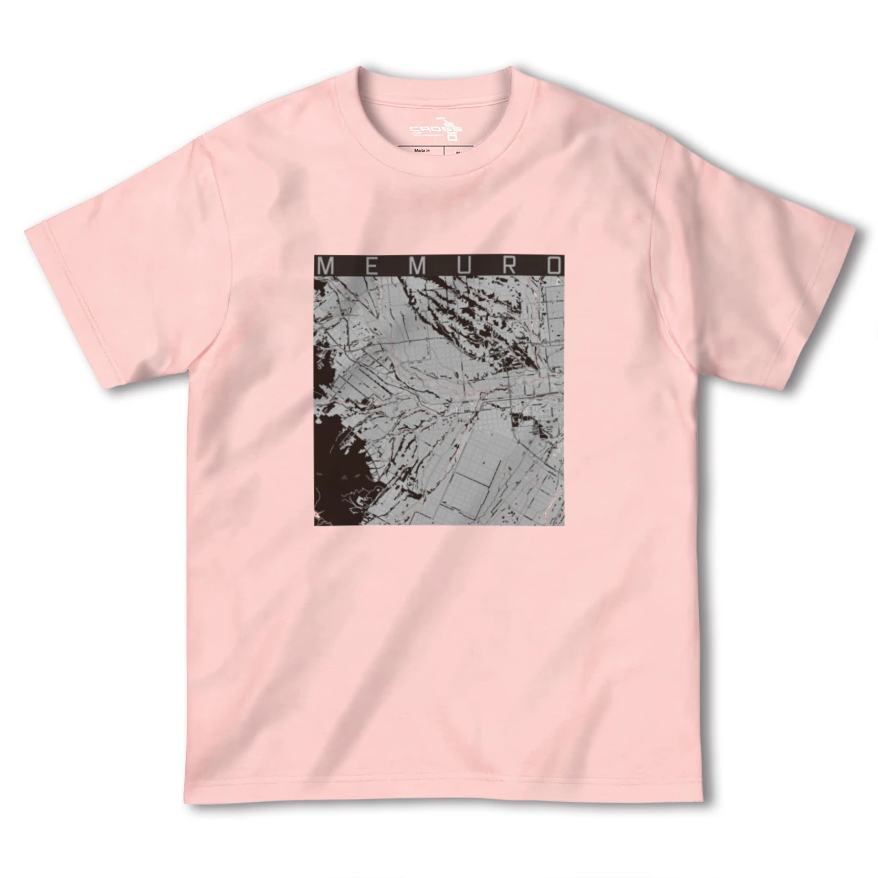 【芽室(北海道)】地図柄ヘビーウェイトTシャツ