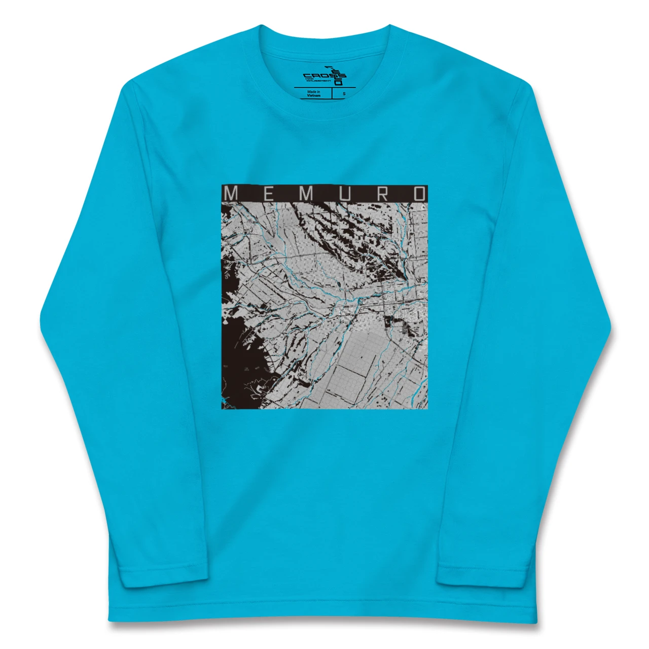 【芽室(北海道)】地図柄ロングスリーブTシャツ