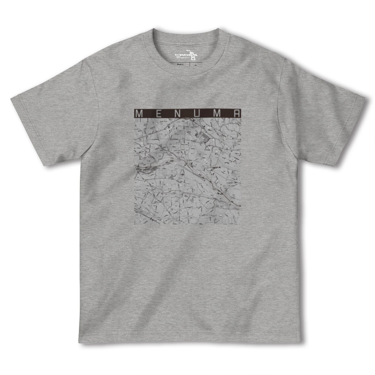 【妻沼(埼玉県)】地図柄ヘビーウェイトTシャツ