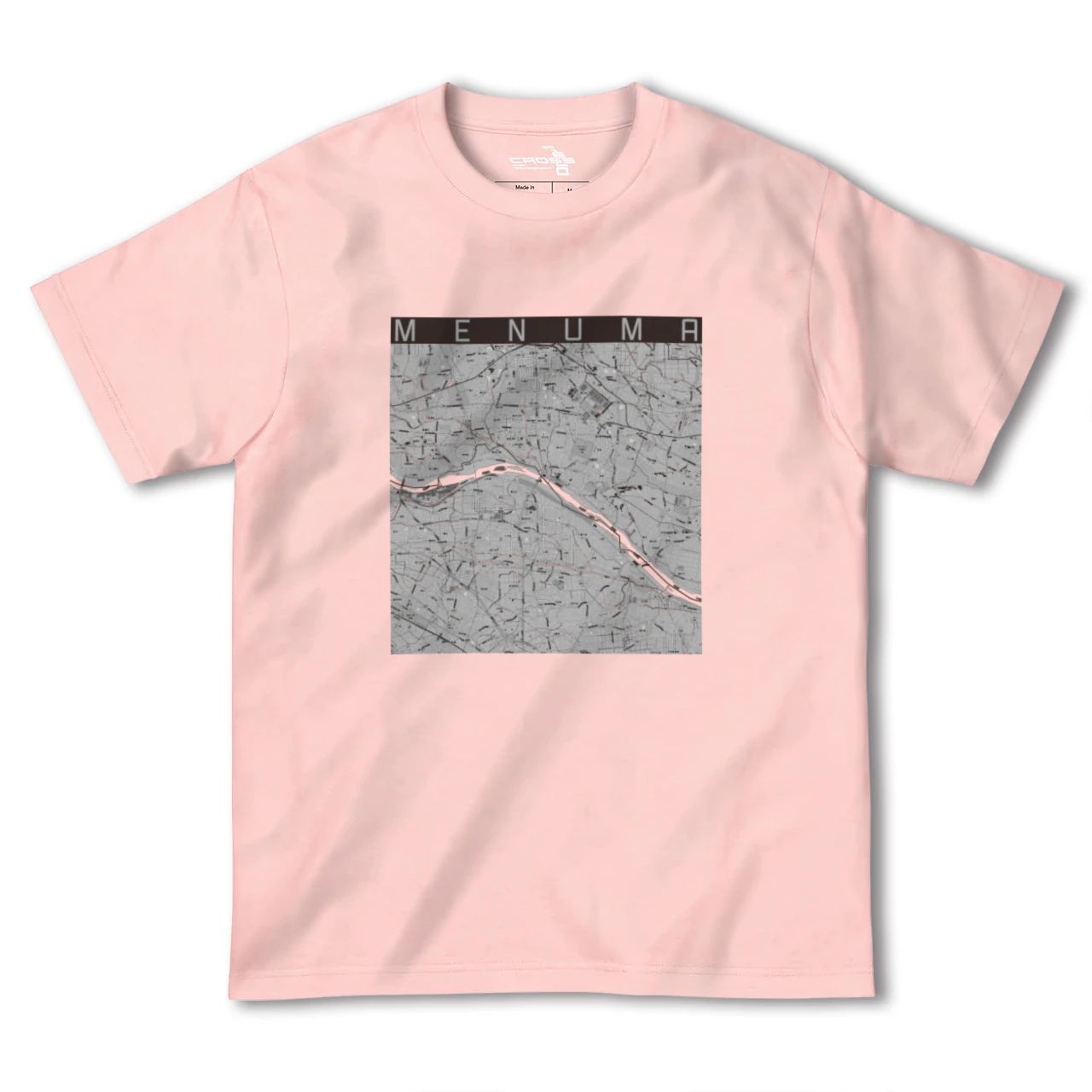 【妻沼(埼玉県)】地図柄ヘビーウェイトTシャツ