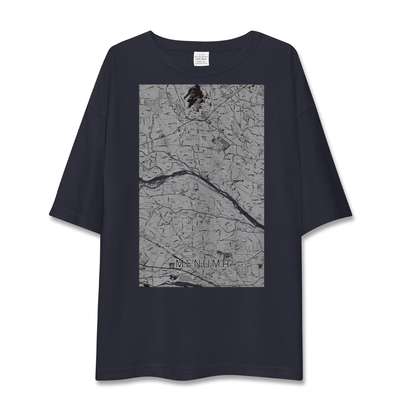 【妻沼(埼玉県)】地図柄ビッグシルエットTシャツ