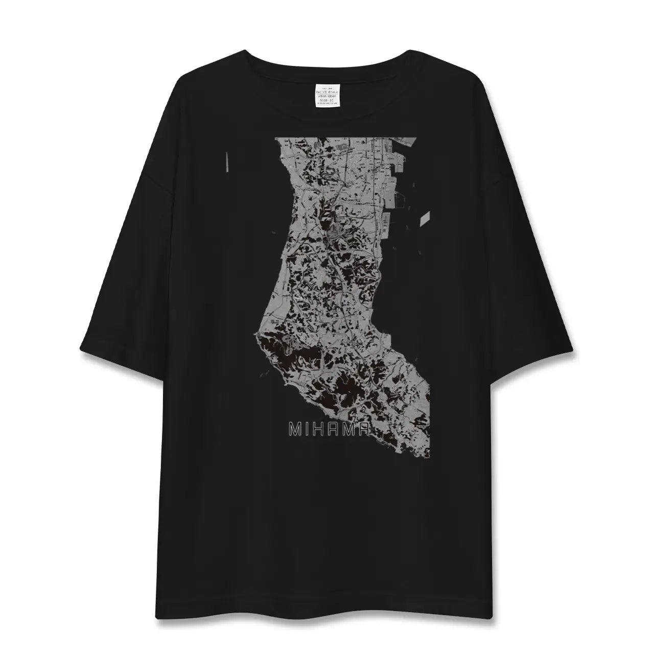 【美浜(愛知県)】地図柄ビッグシルエットTシャツ