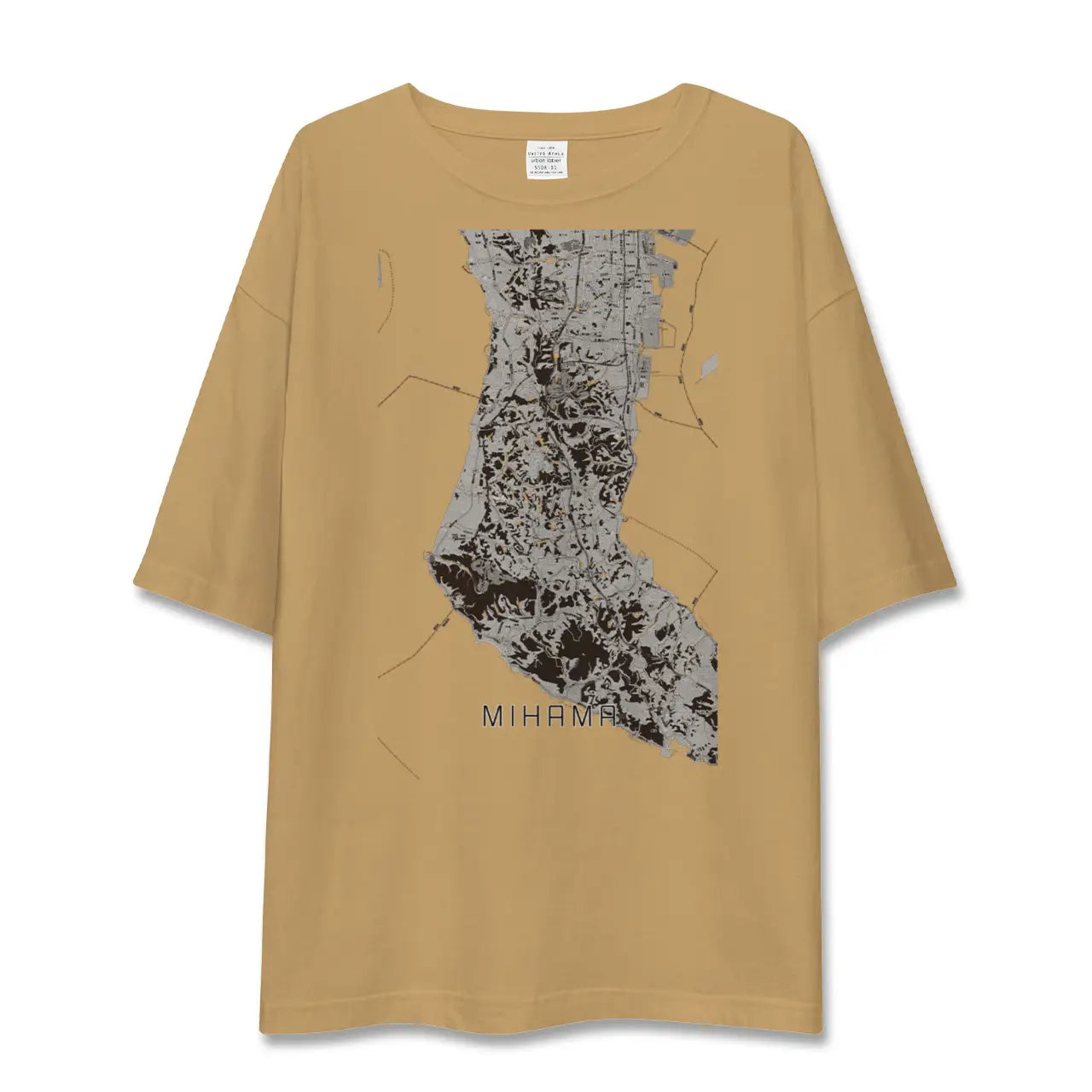 【美浜(愛知県)】地図柄ビッグシルエットTシャツ