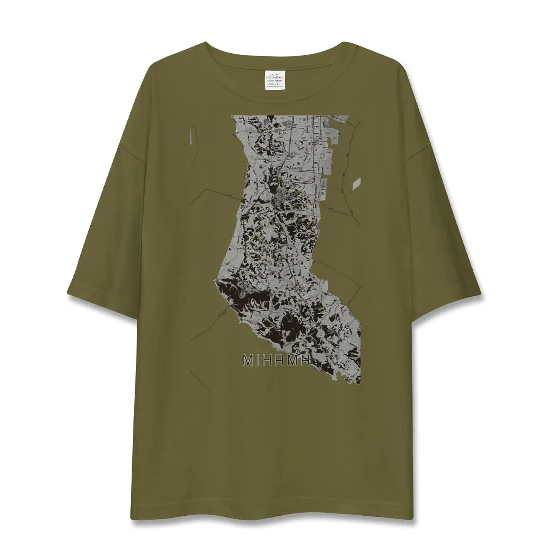 【美浜(愛知県)】地図柄ビッグシルエットTシャツ