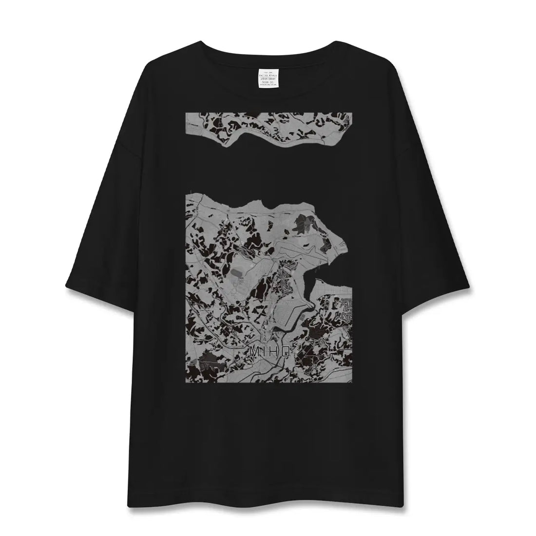 【美浦(茨城県)】地図柄ビッグシルエットTシャツ