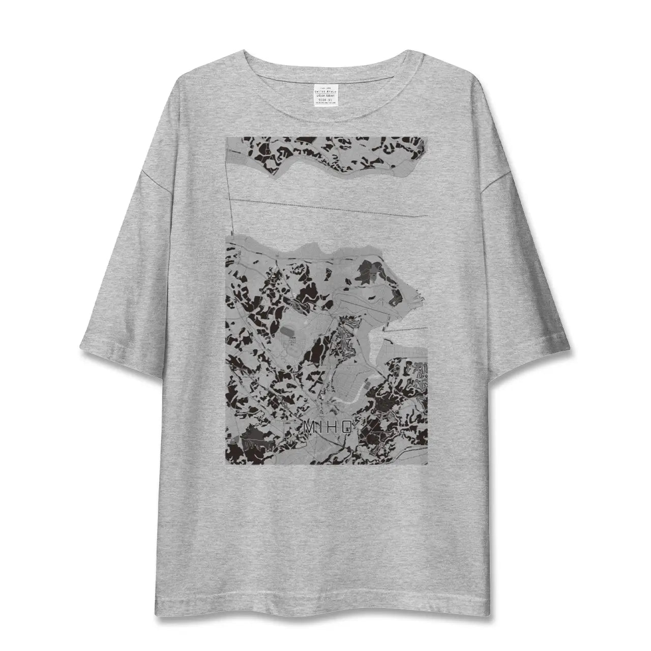【美浦(茨城県)】地図柄ビッグシルエットTシャツ