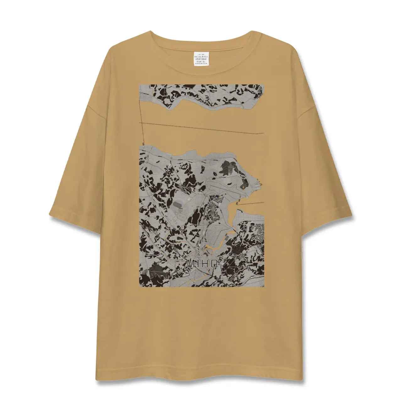 【美浦(茨城県)】地図柄ビッグシルエットTシャツ