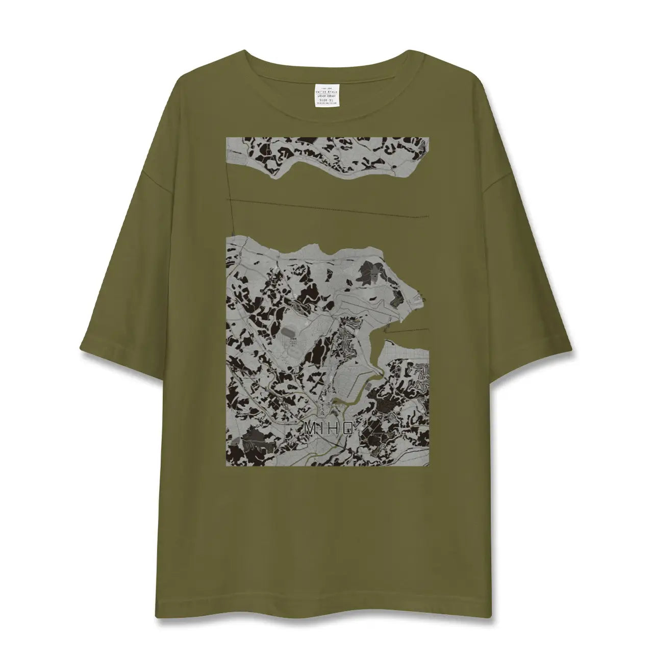 【美浦(茨城県)】地図柄ビッグシルエットTシャツ