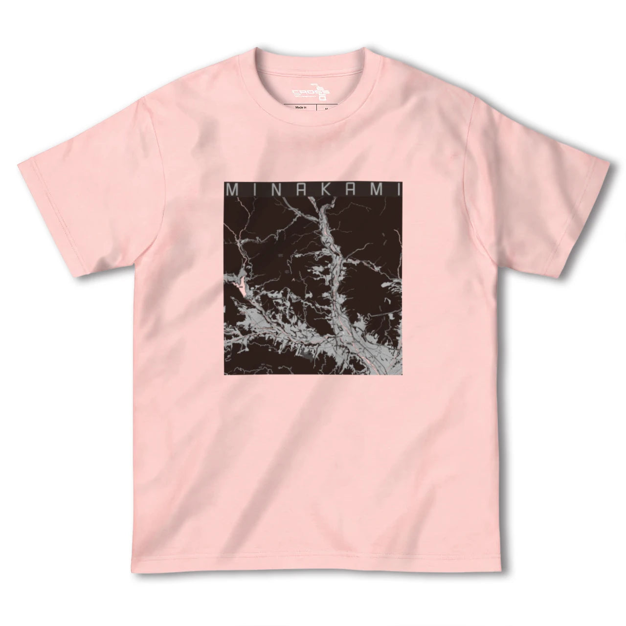 【みなかみ(群馬県)】地図柄ヘビーウェイトTシャツ