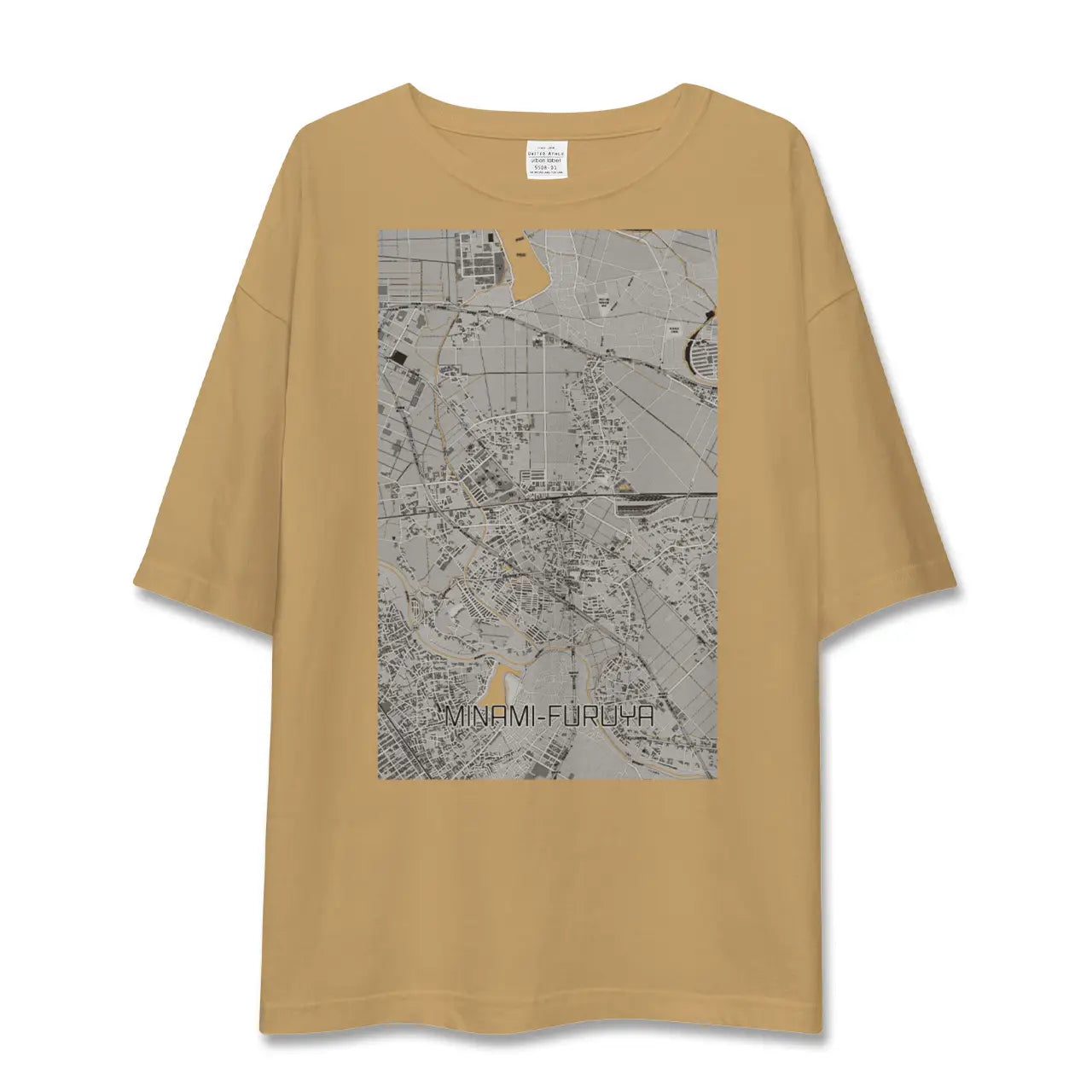 【南古谷(埼玉県)】地図柄ビッグシルエットTシャツ