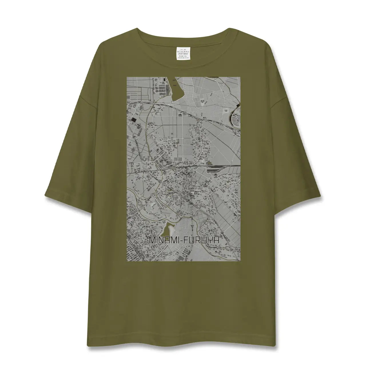 【南古谷(埼玉県)】地図柄ビッグシルエットTシャツ