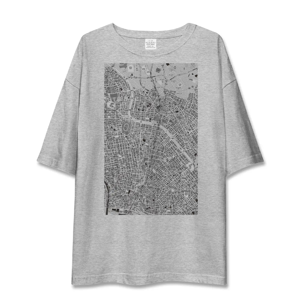 【南鳩ヶ谷(埼玉県)】地図柄ビッグシルエットTシャツ