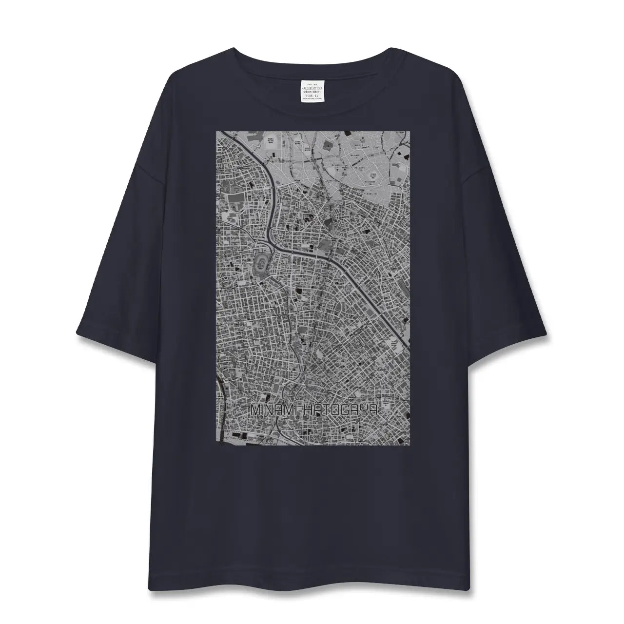 【南鳩ヶ谷(埼玉県)】地図柄ビッグシルエットTシャツ