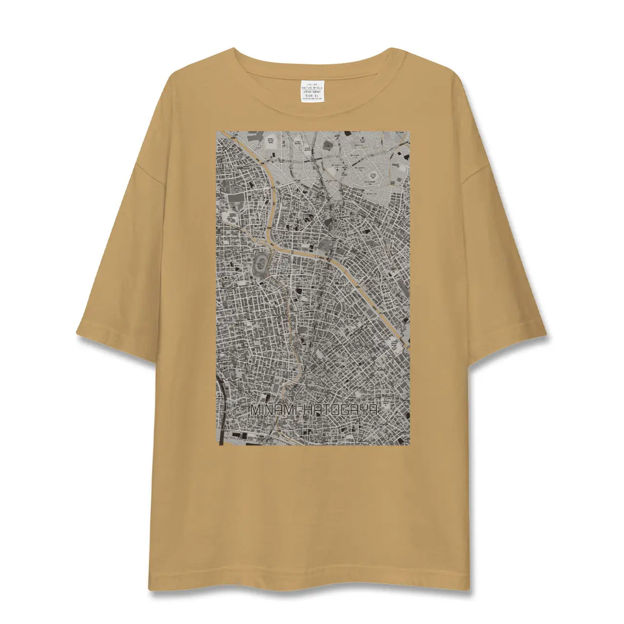 【南鳩ヶ谷(埼玉県)】地図柄ビッグシルエットTシャツ