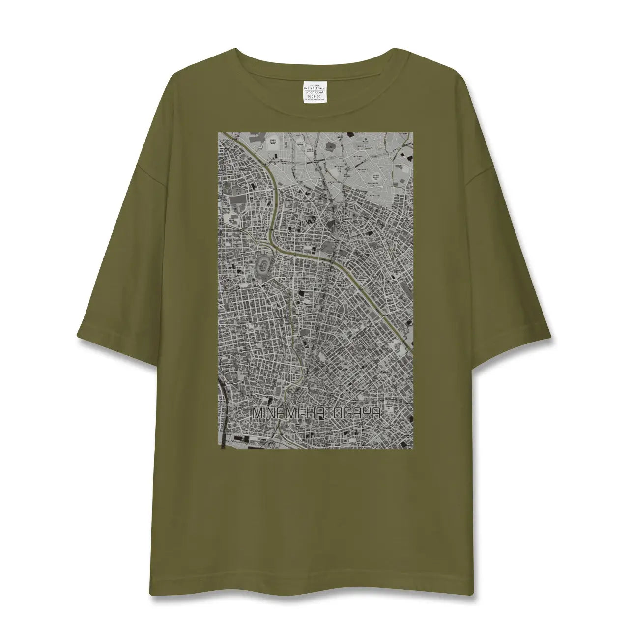 【南鳩ヶ谷(埼玉県)】地図柄ビッグシルエットTシャツ