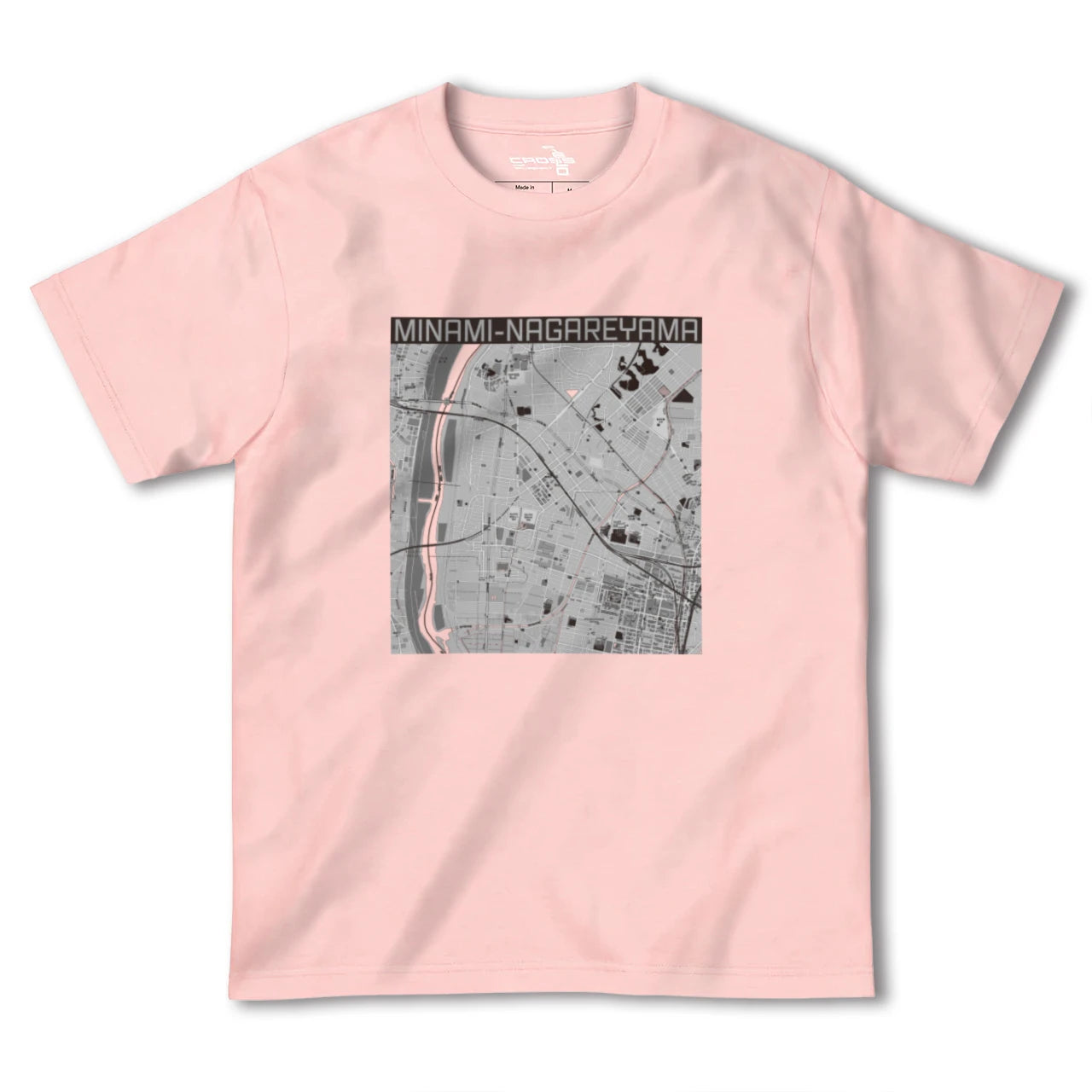 【南流山(千葉県)】地図柄ヘビーウェイトTシャツ