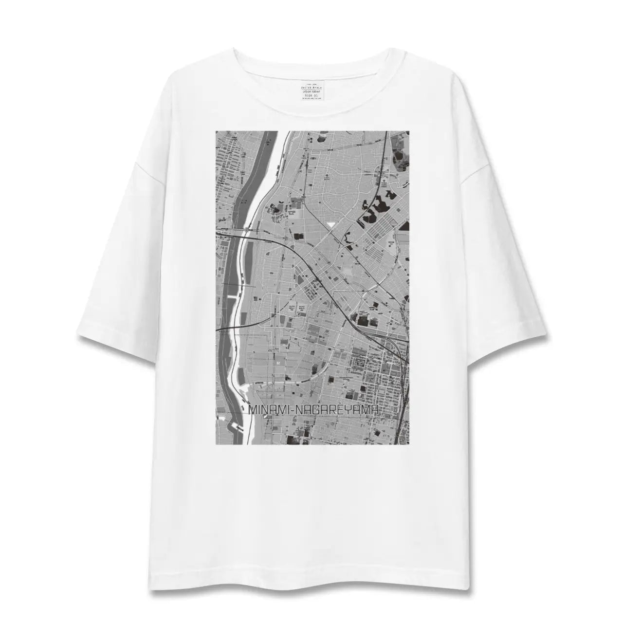 【南流山(千葉県)】地図柄ビッグシルエットTシャツ