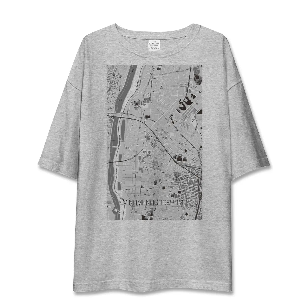 【南流山(千葉県)】地図柄ビッグシルエットTシャツ