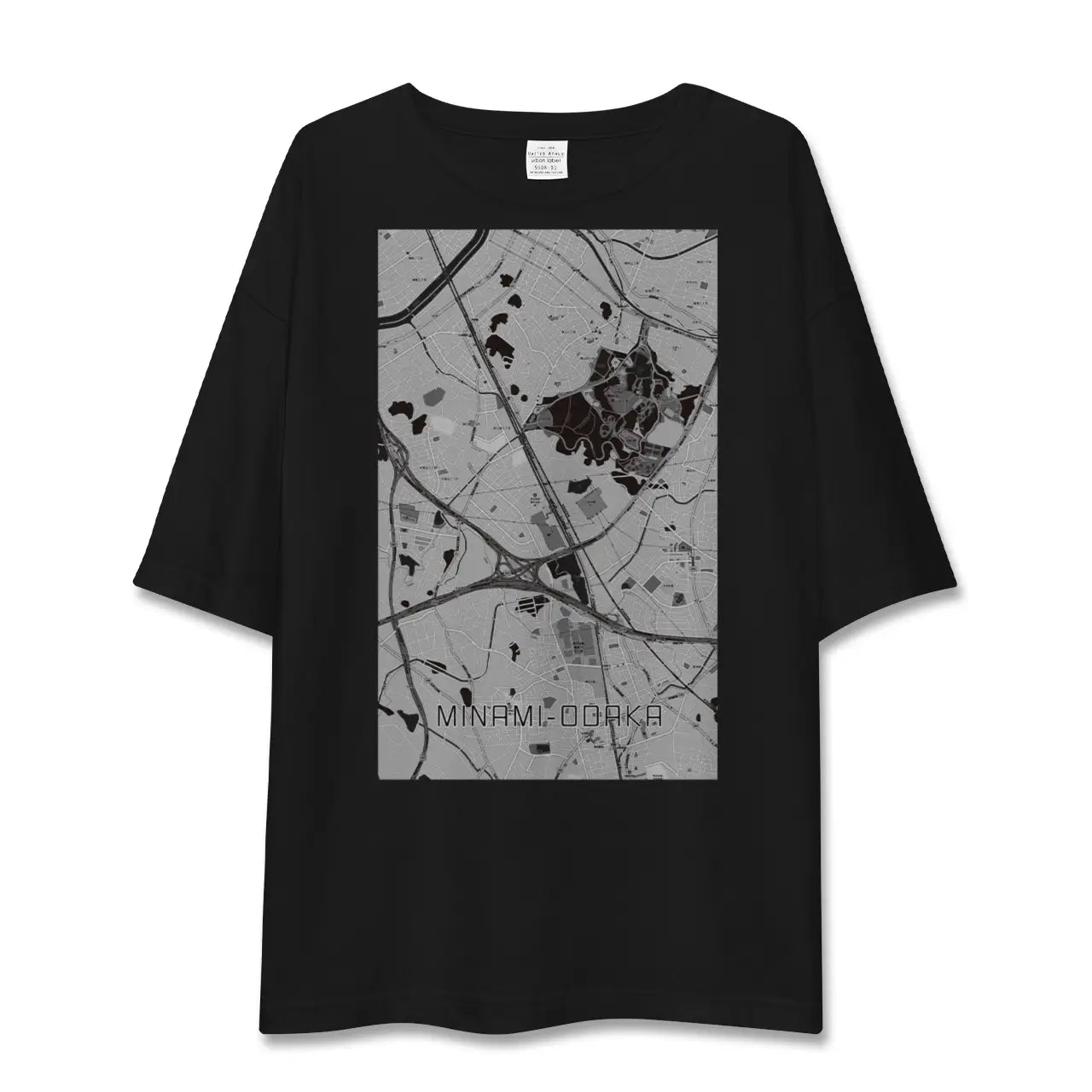 【南大高(愛知県)】地図柄ビッグシルエットTシャツ