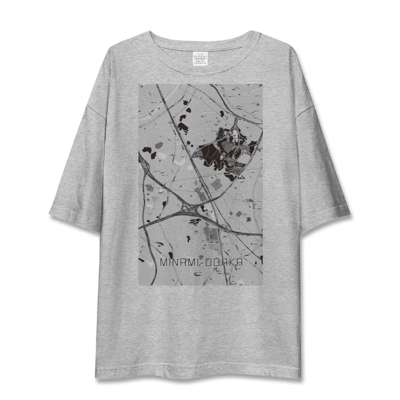 【南大高(愛知県)】地図柄ビッグシルエットTシャツ
