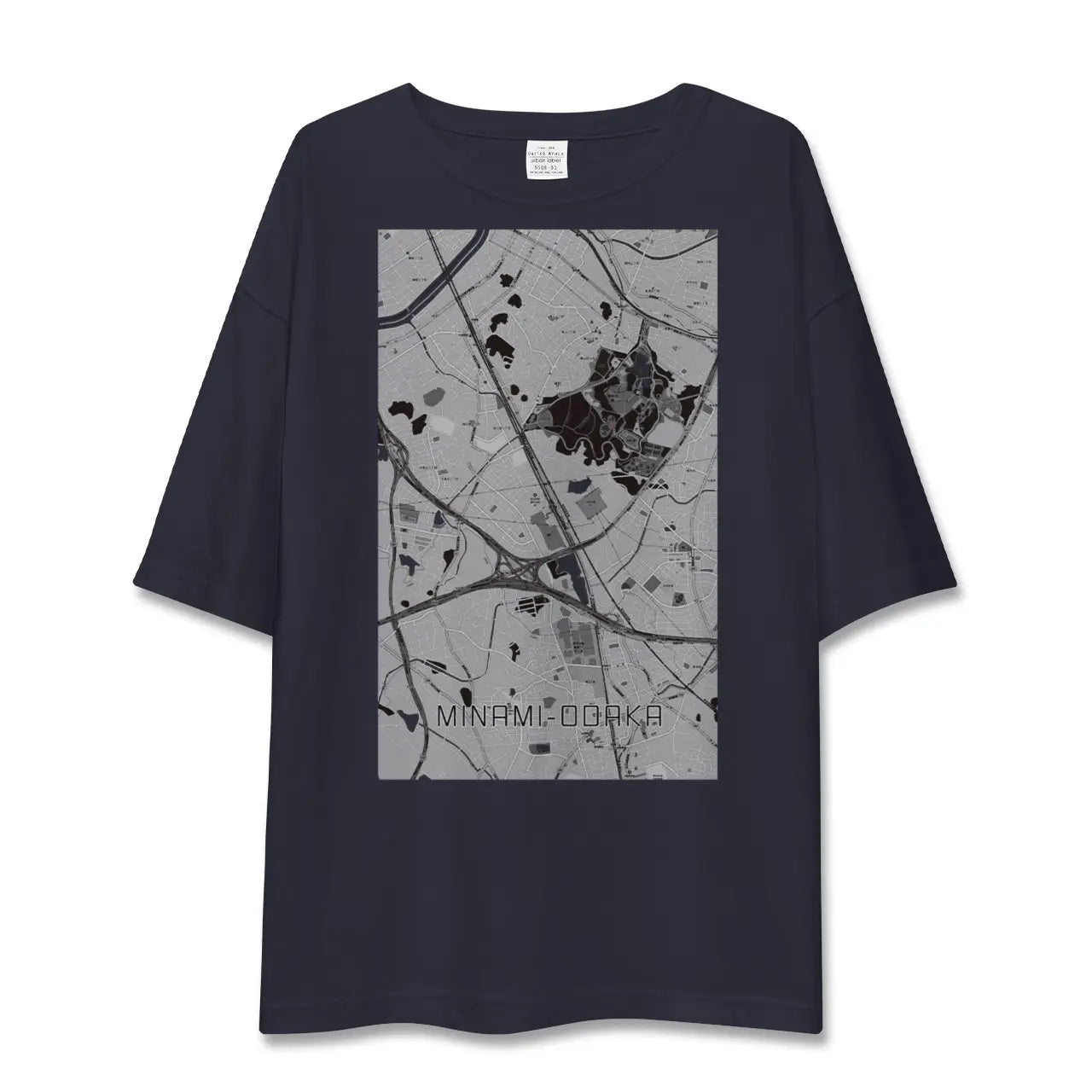 【南大高(愛知県)】地図柄ビッグシルエットTシャツ