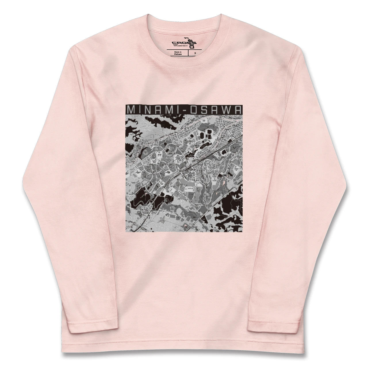 【南大沢(東京都)】地図柄ロングスリーブTシャツ