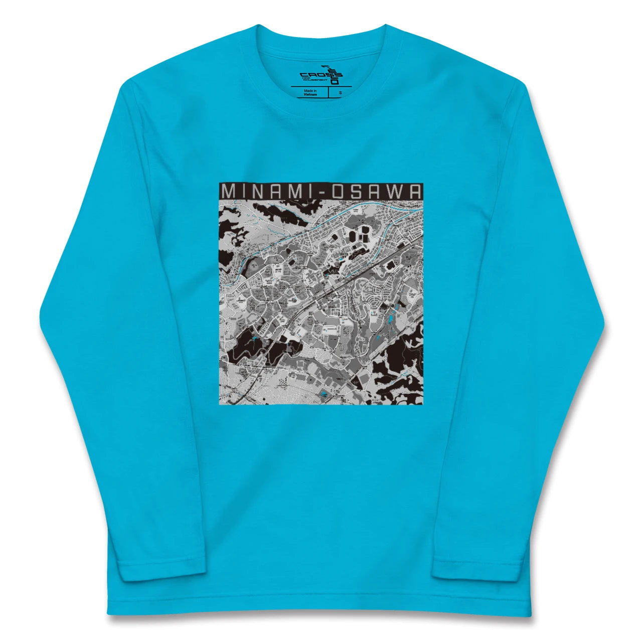 【南大沢(東京都)】地図柄ロングスリーブTシャツ