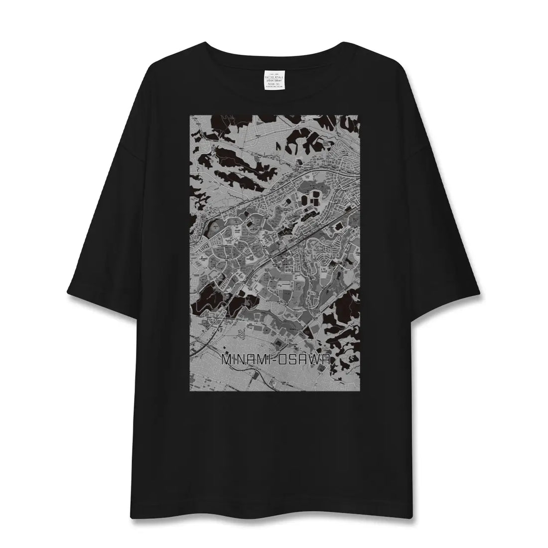 【南大沢(東京都)】地図柄ビッグシルエットTシャツ