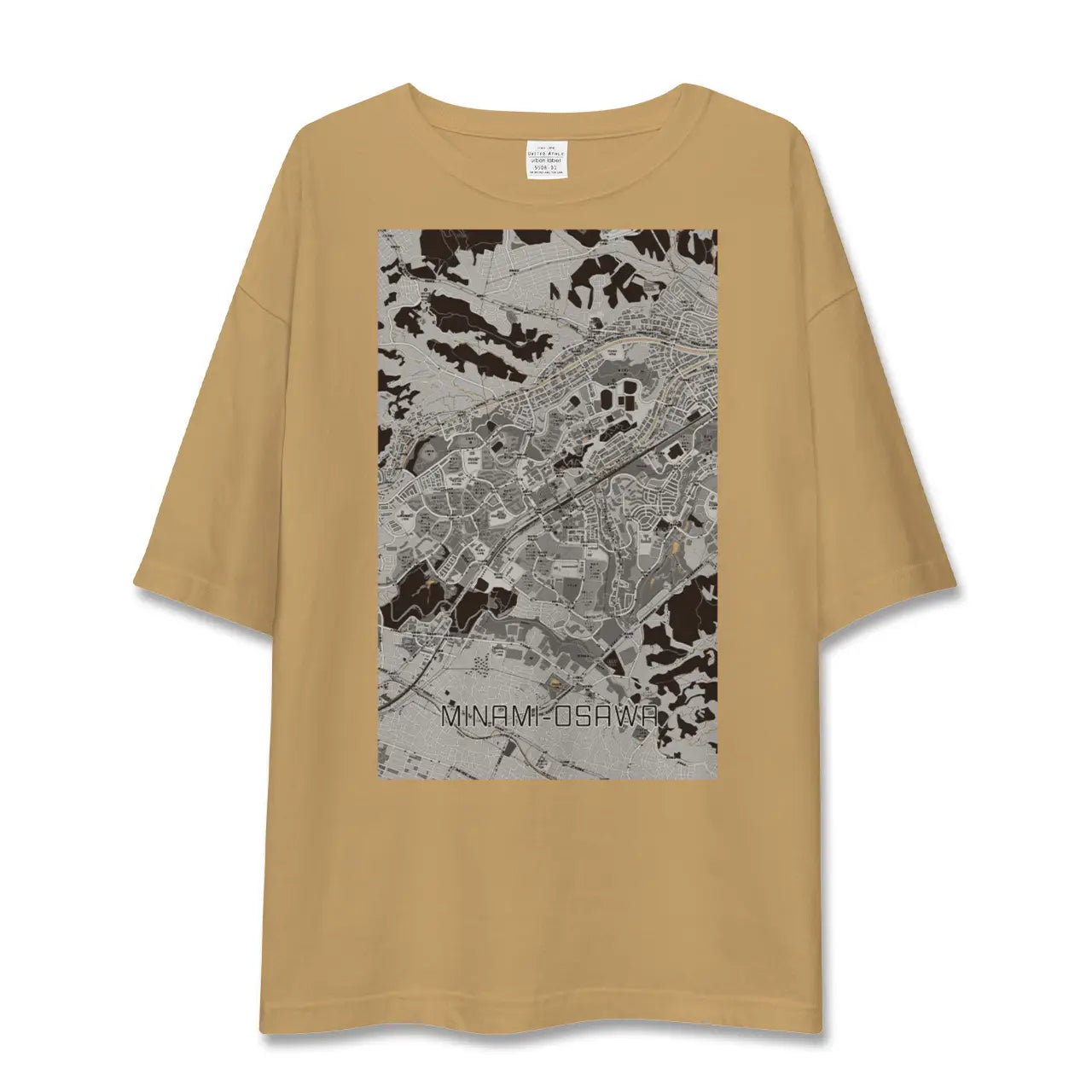 【南大沢(東京都)】地図柄ビッグシルエットTシャツ